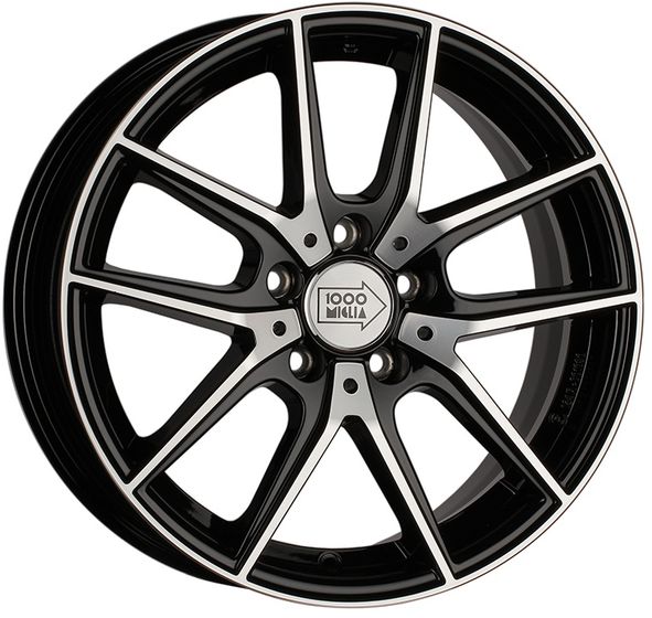 1000 MIGLIA MM041 7.5×17 5×112 ET45 DIA66.6 BLACK POLISHED литой 1000 MIGLIA MM041 7.5×17 5×112 ET45 DIA66.6 BLACK POLISHED литой