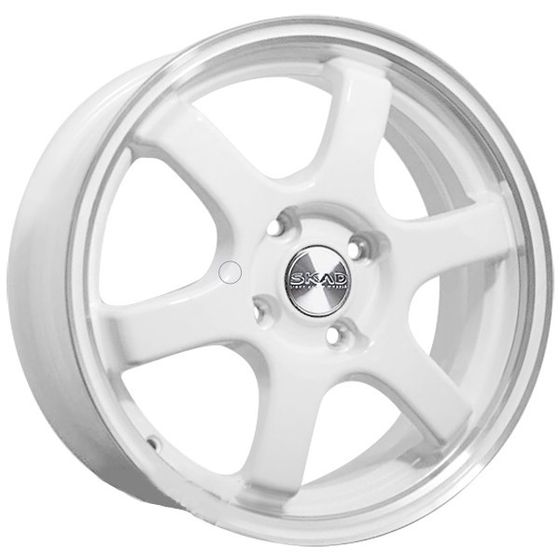 SKAD КИОТО 6×15 4×100 ET45 DIA67.1 АЛМАЗ БЕЛЫЙ литой